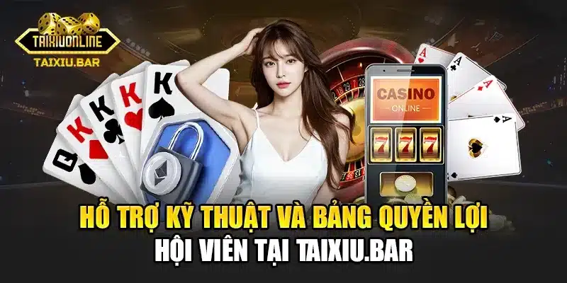 Hỗ trợ kỹ thuật và bảng quyền lợi hội viên tại taixiu.bar